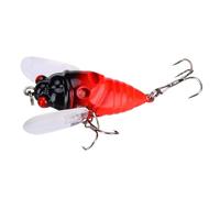 Cicada Fishing Catcher Bass Baits - Pesce Tackle Realistico Cicala | Forte gancio attrattivo realistico Affrontare con suono | Esche attrattive d'acqua, per la per acqua