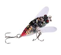 Cicada Fishing Catcher Bass Baits - Pesce Tackle Realistico Cicala | Forte gancio attrattivo realistico Affrontare con suono | Esche attrattive d'acqua, per la per acqua