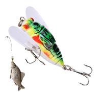 Cicada Simula Esca da Pesce - Gancio forte realistico Tackle Lockant - Esca allentata d'acqua - Esca per pesca cicale - per acqua salata, acqua esterna e -