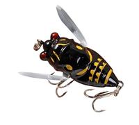 Cicala Fishing Lure Blanks - Occhi olografici Pesca con esche rigide | Esche per spigola con incorporata, set di esche da pesca realistiche, esche per spinnerbait esca per stagno lacustre tro