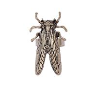 Cicala realistica progetta anelli regolabili comodi da indossare materiali in lega robusta per pelli sensibili Accessorio alla moda Accessori ispirati naturali, Gold, come descritto, come descritto