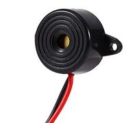Cicalino Allarme 12V, DC 3-24V ad Alta Decibel SFM-20B Cicalino Piezoelettrico Cicalino Elettronico 2312 Allarme Suono Continuo Lunghezza Cavo 120mm Sirena Elettronica