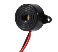 Cicalino Auto, 3-24V Cicalino Attivo Modulo Buzzer Allarme Acustico a Tono Elettronico Piezo acustico Lunghezza 100mm Timer Sensori di Allarme per sensore acustico auto di parking