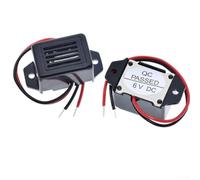 Cicalino meccanico modello 2315 con circuito oscillatore integrato, uscita 85 dB, per dispositivi alimentati da 3 V, 6 V, 9 V, 12 V CC (6 V)