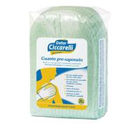 Dr. Ciccarelli Guanto Presaponato – Senza risciacquo, Monouso per viso e corpo – 20 pezzi