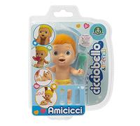 Cicciobello - Amicicci Tenero Bebè Cicciotim con Pannolino Colorato, Mini Personaggio con Accessori, per bambine a partire dai 3 anni, CC002C00, Giochi Preziosi