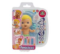 Cicciobello Amicicci Tenero Bebè con Il Pannolino Colorato, Mini Personaggio con Accessori, per Bambine a Partire dai 3 Anni, Giochi Preziosi, CC021100