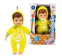 Cicciobello My Love Fruits - Bambola Morbido Con Completino A Tema Limone, Bambolotto Profumato, Alto 24 cm, Ciuccio Incluso, Per Bambini e Bambine Dai 2 Anni