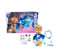 Cicciobello Bua, Bambola Interattiva con Accessori, Giochi Bambini 2 anni, Accessori per la Cura Come Termometro e Stetoscopio, Usa il Ciuccio per Farlo Smettere di Piangere!