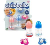 Cicciobello - Set Accessori, con 2 Ciucci e Due Biberon per la Bambina che Vu...