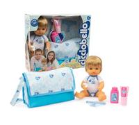 Cicciobello Set Cambio, Bambola Cicciobello Classico 30 cm, con Accessori per Pannolino e Borsa per il Cambio, 1 Body, 1 Pannolino 1 Bottiglietta, 1 Contenitore Crema, Giochi Bambini 2 Anni +