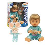 Cicciobello - Topo Gigio con il suo morbido amico sono pronti per la nanna, peluche Topo Gigio e ciuccio inclusi, 30 cm, per bambine a partire dai 2 anni, CCB89000, Giochi Preziosi, Multicolore