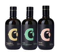 Ciccolella - 3 Bottiglie x 500 ml - Olio Extra Vergine di Oliva di alta qualità - "Coppadoro" fruttato intenso - "Zurlo" fruttato medio - "Faresse" fruttato delicato - 100% Prodotto Italiano