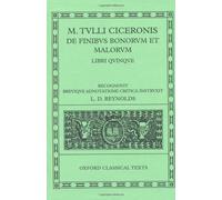 Cicero De Finibus Bonorum et Malorum