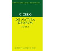 Cicero: De Natura Deorum Book I: 1