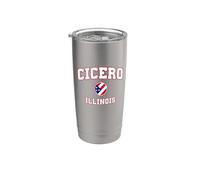 Cicerone Illinois (IL) Bicchiere termico in acciaio inox doppia parete