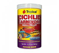 CICHLID CARNIVORE SMAll PELLET 1000ml / 360g - Mangime ad alto contenuto proteico con astaxantina per piccoli ciclidi