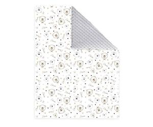 Cichowska for NeedSleep® - Coperta in cotone Minky, 75 x 100 cm, per gattonare, idea regalo per la nascita di una bambina