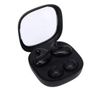 ciciglow 2 Paia Auricolari per Dormire, Mini Auricolari Wireless Bluetooth 6.0, Cuffie Piatte con Cancellazione del Rumore con Custodia di Ricarica per Dormire Laterale da Lavoro (BLACK)