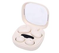 ciciglow 2 Paia Auricolari per Dormire, Mini Auricolari Wireless Bluetooth 6.0, Cuffie Piatte con Cancellazione del Rumore con Custodia di Ricarica per Dormire Laterale da Lavoro (Nudo)