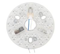 ciciglow 5.3 "Ventilatore da Soffitto a LED di Ricambio per Luci, 15w 3 Colori, Set di Ventilatori a Soffitto Rotondi a LED