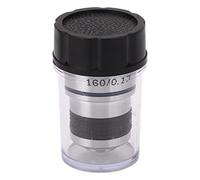 ciciglow 60X INDICE ALTO RIFRAZIONE LIBER ACROMATICA LENSE PER MERCROSCO BIOLOGICO, Vetro Ottico PER lo Studio del Movimento Cellulare, Materiale in Lega in Ottone e in Alluminio