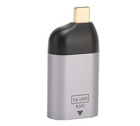 ciciglow Adattatore da USB C a Ethernet, Convertitore da Adattatore per Presa di Rete da USB C Maschio a RJ45 Femmina Trasferimento Dati a 1000 Mbps, per PC, Laptop, Tablet e Telefono