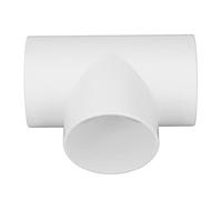 ciciglow Adattatore del Tubo PVC 3 Via per la Tenuta della Ventola e la Sigillazione della Ventilazione Dell'essiccatore, Resistenza Alla Corrosione (4 pollici)