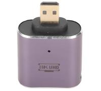 ciciglow Adattatore HD Femmina a Micro HD, Adattatore HDMI Femmina a Micro HDMI per Laptop, Videocamere, Fotocamere, DSLR, Tablet, Convertitore con Supporto Luce LED 8K