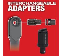 ciciglow Adattatore per Incudine a Cricchetto, Converte la Barra Dell'interruttore o la Maniglia a T Scorrevole in Cricchetto, Meccanismo Reversibile a per (1/4 di pollice 49-16-1667)