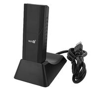 ciciglow Adattatore USB WiFi 6 AX1800, Adattatore di Rete Wireless Plug And Play Dual Band 1800Mbps per PC Laptop con Design Pieghevole, Tecnologia WiFi 6, Porta USB 3.0