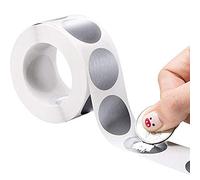 ciciglow Adesivi Rotondi da Grattare da 1 Pollice, Etichette Adesive da 300 Pezzi Perfette per Addio Al Nubilato, Rivelazioni di Genere Ed Eventi, Design in PVC Trasparente (Come mostrato)