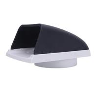 ciciglow Assunzione Marina SCARICO Ventilatore Cawl Cowl, Coperchio di Sfiato Dell'aria 3 Pollici per gli Accessori per Yacht per (bianco e nero)