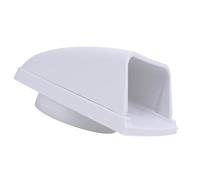 ciciglow Assunzione Marina SCARICO Ventilatore Cawl Cowl, Coperchio di Sfiato Dell'aria 3 Pollici per gli Accessori per Yacht per (WHITE)