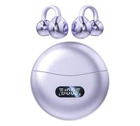 ciciglow Aurnoscheni di Traduzione di AI, 144 Lingue Translator Ear Buds Bluetooth Aurnici per la Riunione di Business dei Viaggi (Viola)