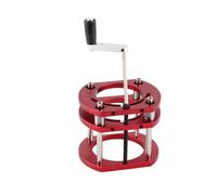 ciciglow Base di Sollevamento del Router, di Bloccaggio a 4 Ganastri in Acciaio Inossidabile in Lega di Alluminio per Lavorazione del Legno, con Maniglia della Manovella per Regolazione