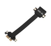 ciciglow Cavo Riser PCIE X1, Cavo di Prolunga Flessibile per Scheda Grafica PCI Express X1 Gen3.0 da 8 Gbps per Schede Dati di Rete Audio (20 cm)