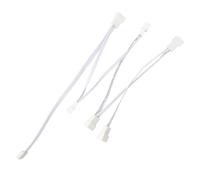 ciciglow Cavo Sdoppiatore Ventola PWM Cavo ProlungaAdattatore Convertitore da 1 a 6, Materiale ABS, Compatibile con Cavi Ventola a 4 e 3 Pin, Maggiore flessibilità e Ampiamente