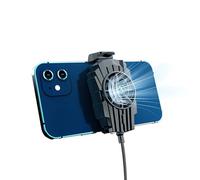 ciciglow Clamp/Holder Posteriore per Radiatore del di Raffreddamento del Telefono per Streaming Live e Giochi, Supporto Regolabile, Presa Americana, Materiale ABS Leggero (Radiatore G6)