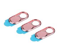 ciciglow Coperchio per webcam, 0,7 mm Coperchio per Fotocamera in Metallo Ultrasottile Movimento delle Dita Aperto o Chiuso Proteggi la Tua e la Tua(Pink)