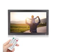 ciciglow Cornice Digitale, Album di Immagini elettronico da 18,5 Pollici, Cornice per Foto Intelligente 1080P HD con Telecomando Touch Screen Display Calendario Video Sveglia