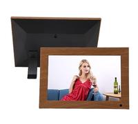 ciciglow Cornice Digitale da 10,1 Pollici, Cornice Digitale IPS HD con Touchscreen 1280x800P, Intelligente per App 100-240 V (Spina europea)