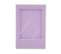 ciciglow Cornice per Foto da 9 X 6 Cm, Cornice per Foto da Tavolo Classica Rettangolare in Plastica Display Immagini 5,4 X 8,6 Cm per Mini Serie, Come per Mini8, 9, 7S, 25,(Viola