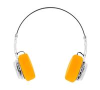 ciciglow Cuffie On-ear Bluetooth retrò, Cuffie per Bassi Potenti Wireless Leggere, Comode Vinatge con Doppie Manopole di Controllo per il Gioco (Colore trasparente)