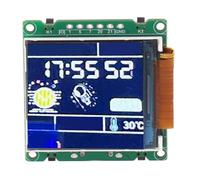 ciciglow Display LCD da 1,44 Pollici, Ciondolo da Tavolo, Mini TV Pendente WiFi con Interfaccia SPI ST7735S, per Utenti C3