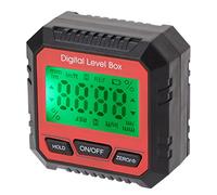 ciciglow Finder Angolare Magnetico a Livello di Livello Digitale per Lavorazione del Legno, Coltello Visualizzazione LCD per Decorazione, Materiale ABS (rosso)