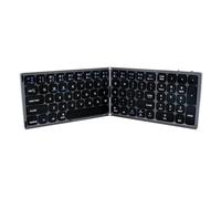 ciciglow FK328 Tastiera Pieghevole, Wireless BT3.0, Layout Compatto, Design Portatile, Compatibile con IOS//, Batteria Ricaricabile, con Area Numerica