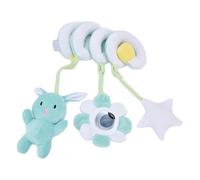 ciciglow Giocattoli per Passeggini per Animali di Peluche per Bambini, Giocattoli Sospesi per attività a Spirale Campanello per Campanelli per Passeggini per Culla, Passeggino da Portare in (Green)