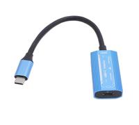 ciciglow Gli Occhiali da USB C a AR con Adattatore di Ricarica, Carica e Gioco, Supporto Fino a 100 W di Ricarica Rapida, Adattatore per Interruttore, Mazzo a Vapore, Smartphone