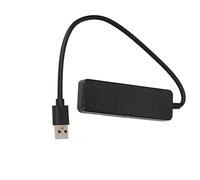 ciciglow Hub USB 3.0, Hub Dati Portatile a 4 Porte Trasmissione a 5 Gbps Rilevamento Sovraccarico Splitter USB, per 7, 8, 9, 10, per Vista, per XP e per Laptop OS X